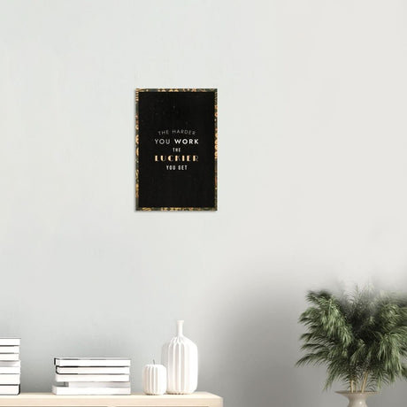 Da Vinci Motivational Wall Art | Luckier - Wood Prints - 30x45 cm / 12x18″ - 10 mm