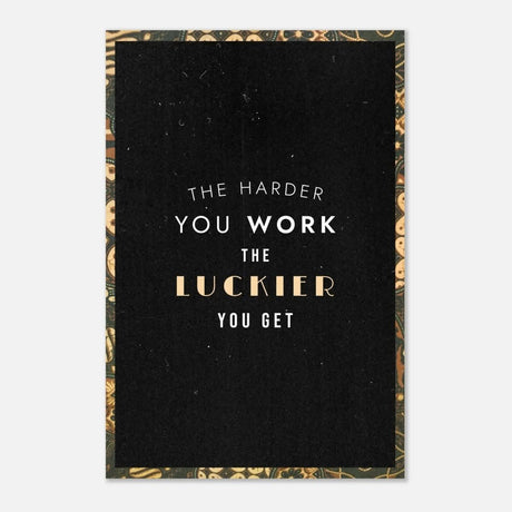 Da Vinci Motivational Wall Art | Luckier - Aluminum Print - 30x45 cm / 12x18″ - 