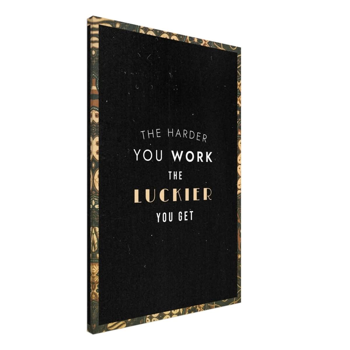 Da Vinci Motivational Wall Art | Luckier - Canvas - 50x75 cm / 20x30″ - Slim
