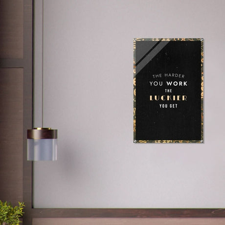 Da Vinci Motivational Wall Art | Luckier - Acrylic Print - 60x90 cm / 24x36″ - 