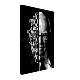 Da Vinci Motivational Wall art | Make Money | Warren Buffett - Canvas - 40x60 cm / 16x24″ - Thick