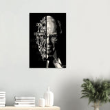 Da Vinci Motivational Wall art | Make Money | Warren Buffett - Wood Prints - 50x75 cm / 20x30″ - 10 mm