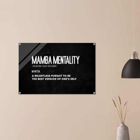 Da Vinci Motivational Wall Art | Mamba Mentality - Acrylic Print - 60x90 cm / 24x36″ - 