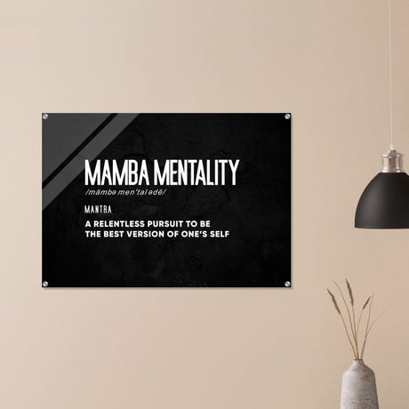 Da Vinci Motivational Wall Art | Mamba Mentality - Acrylic Print - 70x100 cm / 28x40″ - 