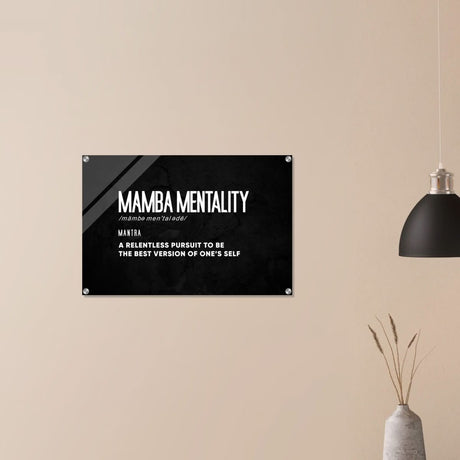 Da Vinci Motivational Wall Art | Mamba Mentality - Acrylic Print - 50x75 cm / 20x30″ - 