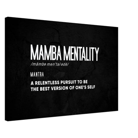 Da Vinci Motivational Wall Art | Mamba Mentality - Canvas - 50x75 cm / 20x30″ - Slim