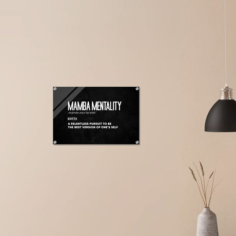Da Vinci Motivational Wall Art | Mamba Mentality - Acrylic Print - 40x60 cm / 16x24″ - 