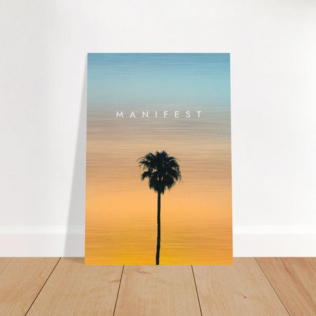 Da Vinci Motivational Wall Art | Manifest - Brushed Aluminum Print - 70x100 cm / 28x40″ - 