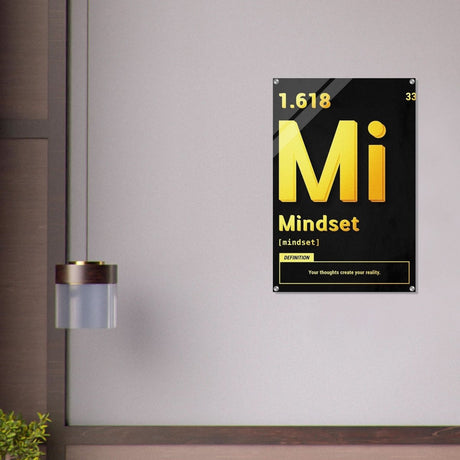 Da Vinci Motivational Wall Art | Mindset - Acrylic Print - 60x90 cm / 24x36″ - 