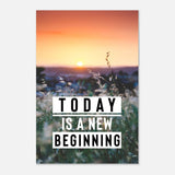 Da Vinci Motivational Wall Art | New Beginning - Aluminum Print - 40x60 cm / 16x24″ - 