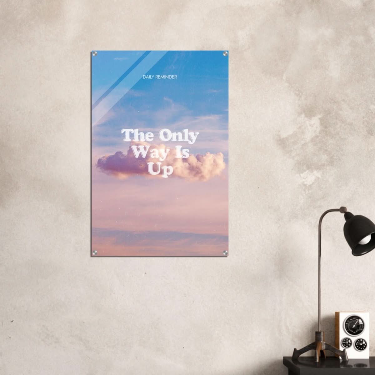 Da Vinci Motivational Wall art | Only Way - Acrylic Print - 60x90 cm / 24x36″ - 