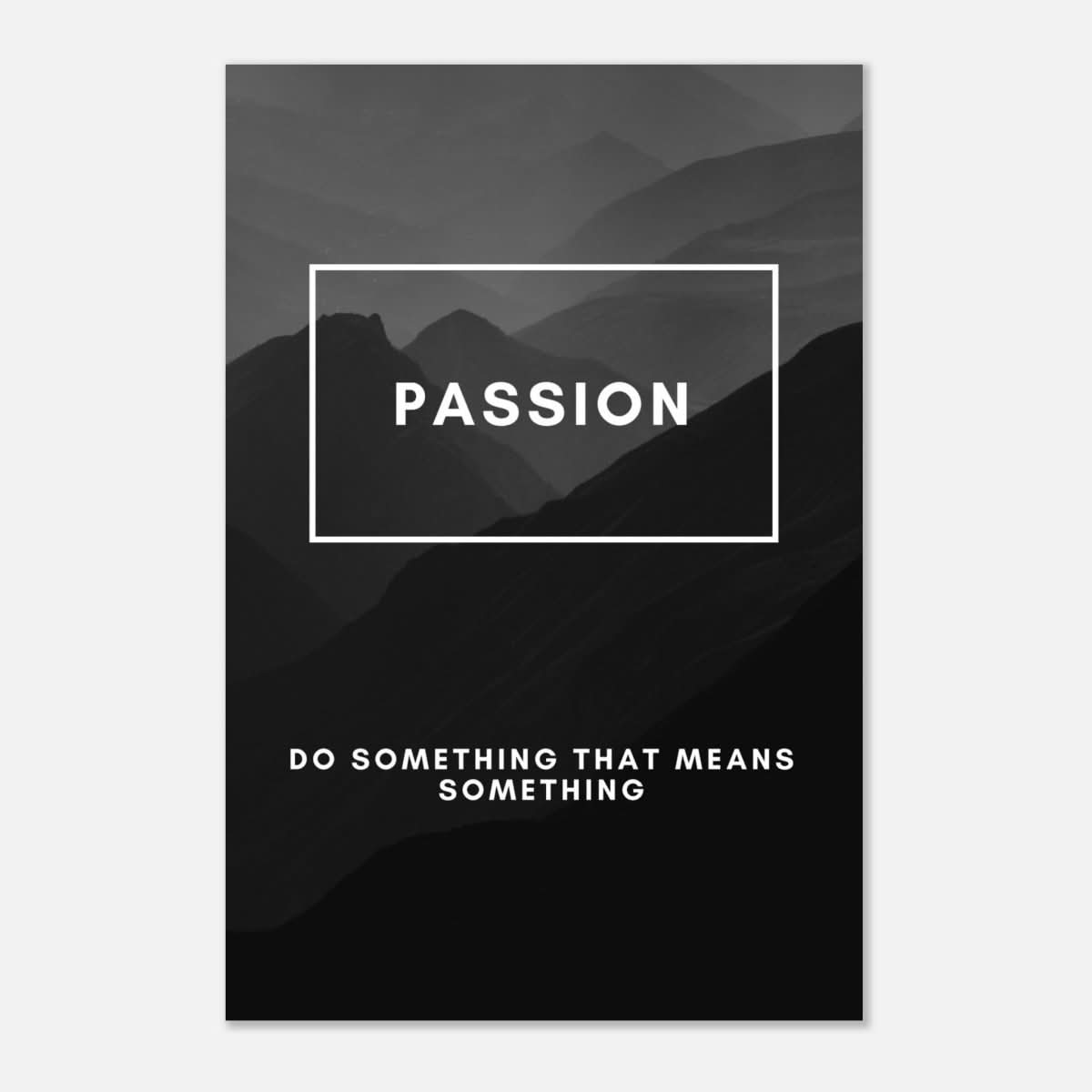 Da Vinci Motivational Wall Art | Passion - Aluminum Print - 60x90 cm / 24x36″ - 