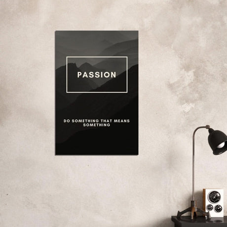 Da Vinci Motivational Wall Art | Passion - Wood Prints - 60x90 cm / 24x36″ - 20 mm