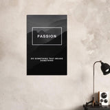 Da Vinci Motivational Wall Art | Passion - Brushed Aluminum Print - 60x90 cm / 24x36″ - 