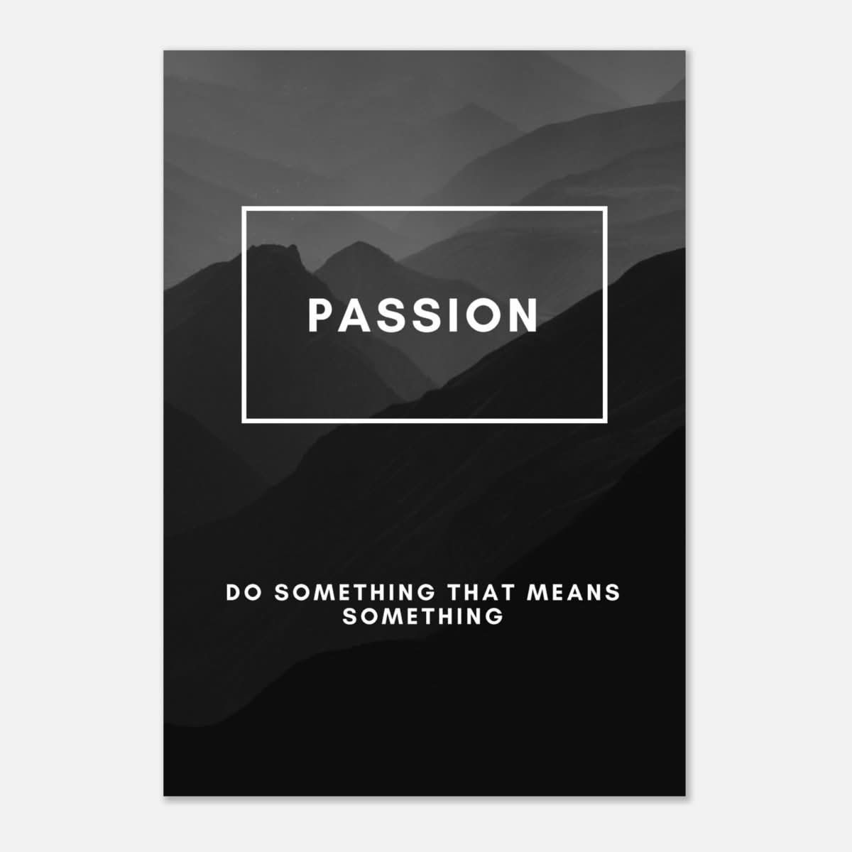 Da Vinci Motivational Wall Art | Passion - Aluminum Print - 70x100 cm / 28x40″ - 