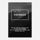 Da Vinci Motivational Wall Art | Patience - Aluminum Print - 60x90 cm / 24x36″ - 