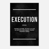 Da Vinci Motivational Wall art Print | Execution - Aluminum Print - 30x45 cm / 12x18″ - 