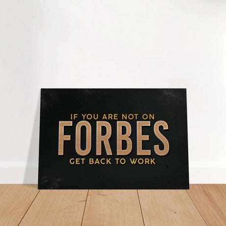 Da Vinci Motivational Wall art Print | Forbes - Brushed Aluminum Print - 40x60 cm / 16x24″ - 