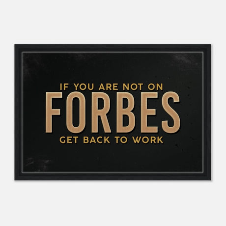 Da Vinci Motivational Wall art Print | Forbes - Framed Canvas - 40x60 cm / 16x24″ - Black frame