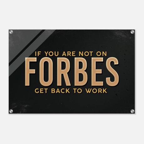 Da Vinci Motivational Wall art Print | Forbes - Acrylic Print - 50x75 cm / 20x30″ - 