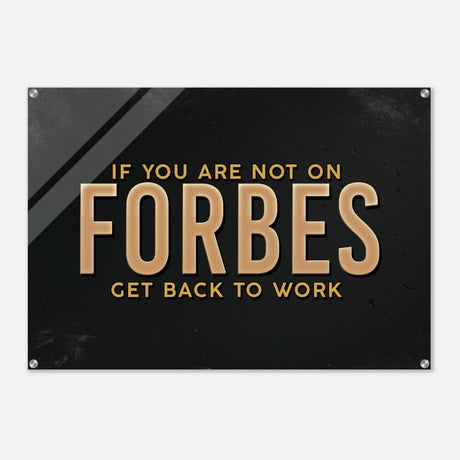 Da Vinci Motivational Wall art Print | Forbes - Acrylic Print - 70x100 cm / 28x40″ - 