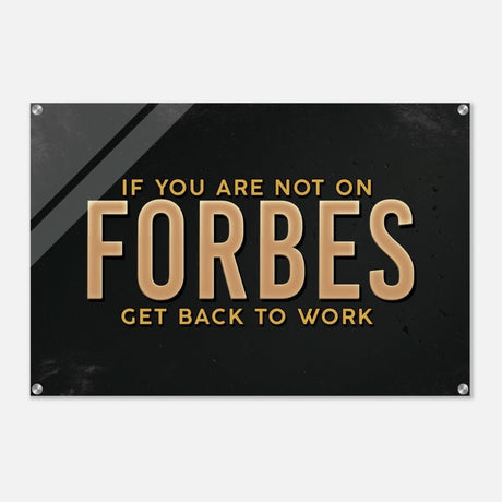Da Vinci Motivational Wall art Print | Forbes - Acrylic Print - 60x90 cm / 24x36″ - 