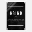 Da Vinci Motivational Wall art Print | Grind - Acrylic Print - 30x45 cm / 12x18″ - 