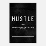 Da Vinci Motivational Wall art Print | Hustle - Aluminum Print - 30x45 cm / 12x18″ - 