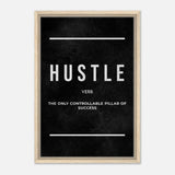 Da Vinci Motivational Wall art Print | Hustle - Acrylic Print - 30x45 cm / 12x18″ - 