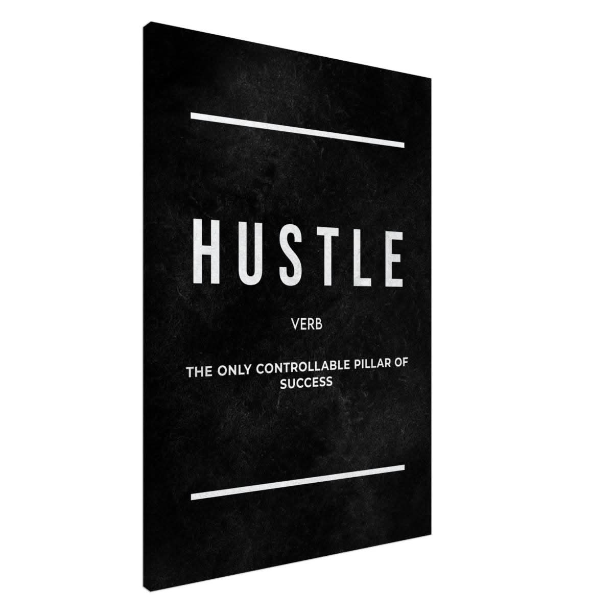 Da Vinci Motivational Wall art Print | Hustle - Acrylic Print - 30x45 cm / 12x18″ - 