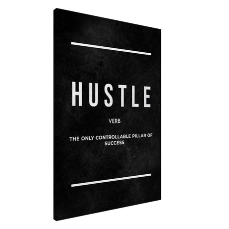 Da Vinci Motivational Wall art Print | Hustle - Acrylic Print - 30x45 cm / 12x18″ - 