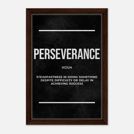 Da Vinci Motivational Wall art Print | Perseverance - Acrylic Print - 30x45 cm / 12x18″ - 