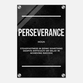 Da Vinci Motivational Wall art Print | Perseverance - Acrylic Print - 30x45 cm / 12x18″ - 