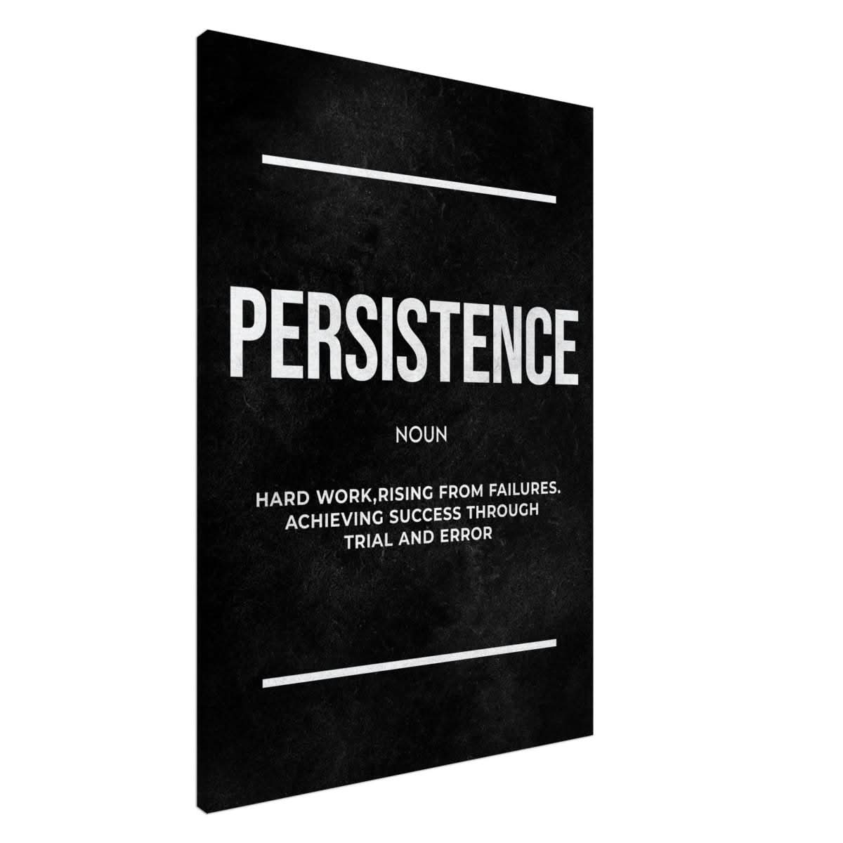 Da Vinci Motivational Wall art Print | Persistence - Acrylic Print - 30x45 cm / 12x18″ - 