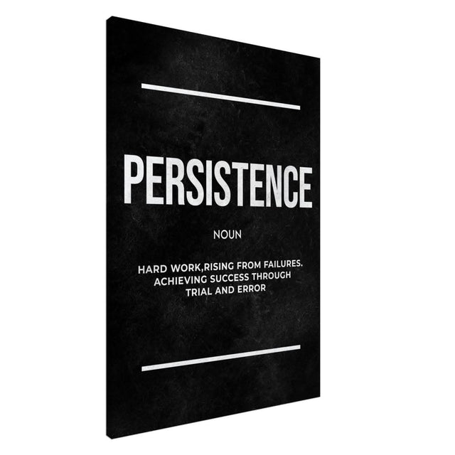 Da Vinci Motivational Wall art Print | Persistence - Acrylic Print - 30x45 cm / 12x18″ - 