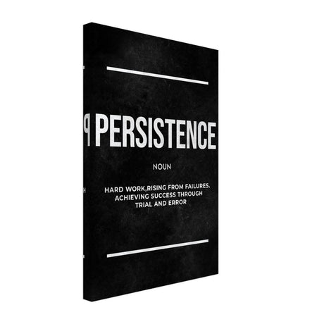 Da Vinci Motivational Wall art Print | Persistence - Canvas - 30x45 cm / 12x18″ - 