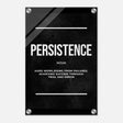 Da Vinci Motivational Wall art Print | Persistence - Acrylic Print - 30x45 cm / 12x18″ - 