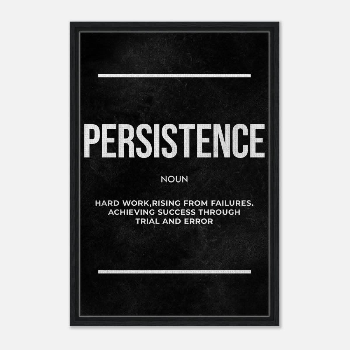 Da Vinci Motivational Wall art Print | Persistence - Acrylic Print - 30x45 cm / 12x18″ - 
