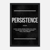 Da Vinci Motivational Wall art Print | Persistence - Acrylic Print - 30x45 cm / 12x18″ - 
