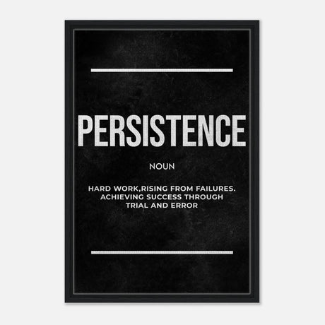 Da Vinci Motivational Wall art Print | Persistence - Acrylic Print - 30x45 cm / 12x18″ - 