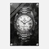 Da Vinci Motivational Wall art print | Rolex | Time is money - Acrylic Print - 30x45 cm / 12x18″ - 
