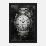 Da Vinci Motivational Wall art print | Rolex | Time is money - Acrylic Print - 30x45 cm / 12x18″ - 