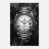 Da Vinci Motivational Wall art print | Rolex | Time is money - Aluminum Print - 30x45 cm / 12x18″ - 
