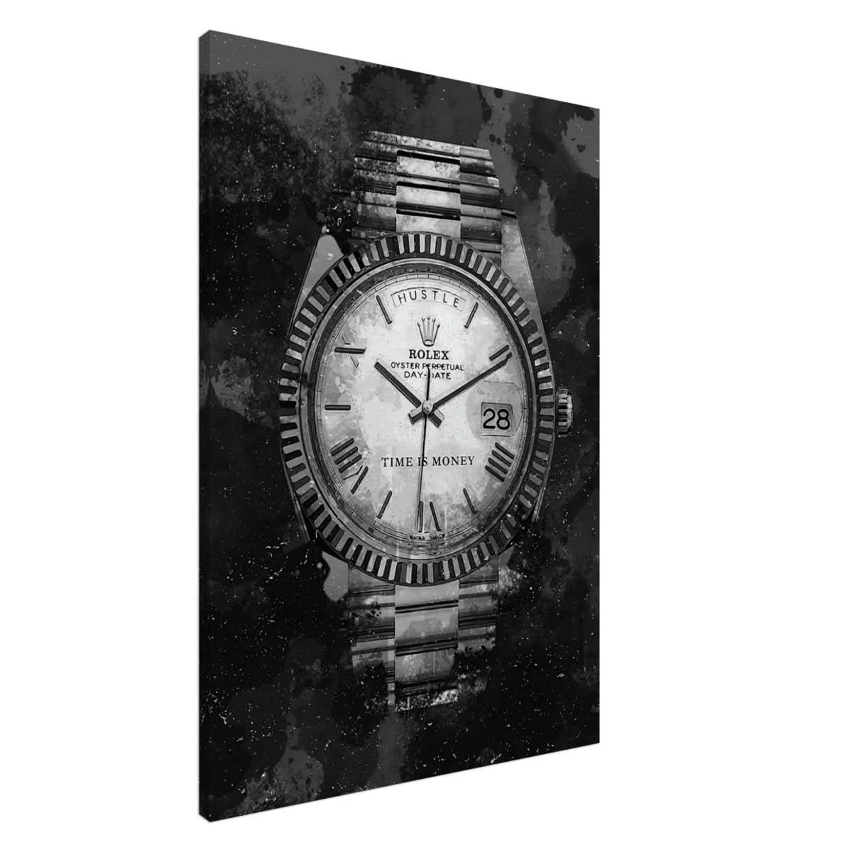 Da Vinci Motivational Wall art print | Rolex | Time is money - Acrylic Print - 30x45 cm / 12x18″ - 