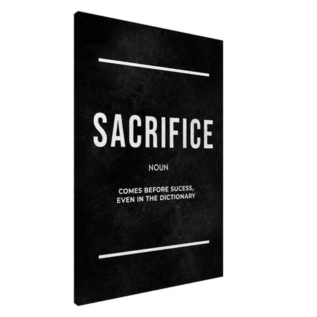 Da Vinci Motivational Wall art Print | Sacrifice - Acrylic Print - 30x45 cm / 12x18″ - 