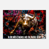 Da Vinci Motivational Wall art Print | Wild Business World - Aluminum Print - 30x45 cm / 12x18″ - 