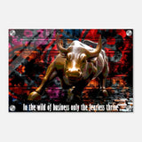 Da Vinci Motivational Wall art Print | Wild Business World - Acrylic Print - 30x45 cm / 12x18″ - 