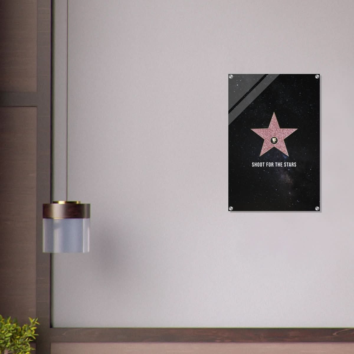 Da Vinci Motivational Wall Art | Stars - Acrylic Print - 50x75 cm / 20x30″ - 