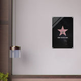 Da Vinci Motivational Wall Art | Stars - Acrylic Print - 50x75 cm / 20x30″ - 