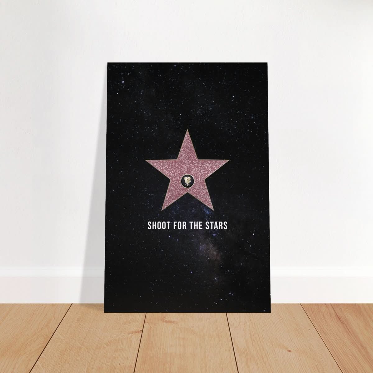 Da Vinci Motivational Wall Art | Stars - Brushed Aluminum Print - 60x90 cm / 24x36″ - 